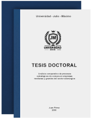 Encuadernación termica tesis doctoral