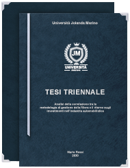 Copertina rigida tesi triennale