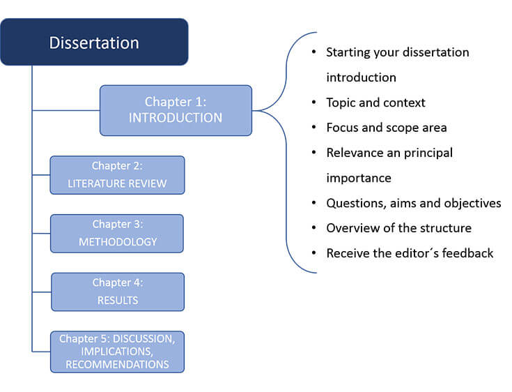 parts of dissertation writing