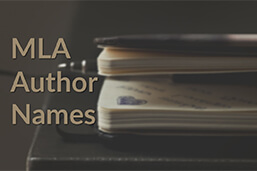 MLA-Author-Names-Definition