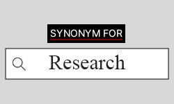 synonym for research from