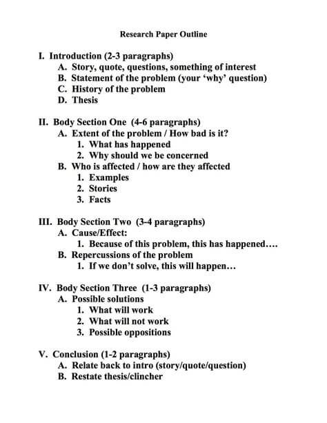 Research-paper-outline-example
