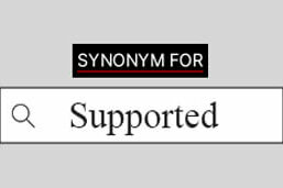Supported-synonyms