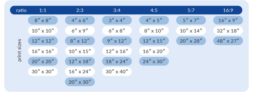 Photo paper - size