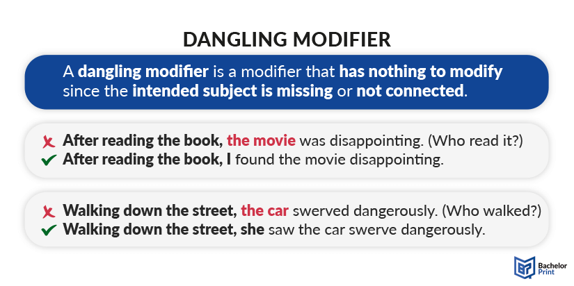 Dangling modifier-definition