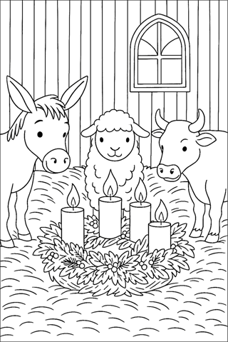 Coloring-pages-sheets-christmas-4-3 Coloring-pages-sheets-christmas-4-3