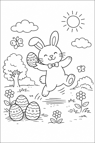 Coloring-pages-sheets-easter-bunny-02 Coloring-pages-sheets-easter-bunny-02